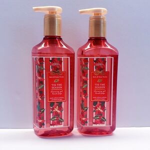 Bath & Body Works TIS THE SEASON Gentle Cleansing Gel Hand Soap, 8 fl oz (2 pcs)